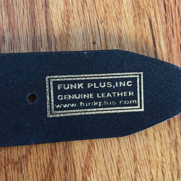 Hot Pink and Black Studded Belt W/Removable Buckle - Picture 6 of 6